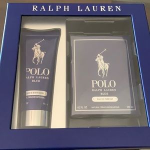 Men’s Polo Ralph Lauren Blue Cologne. Hair and Body Wash.